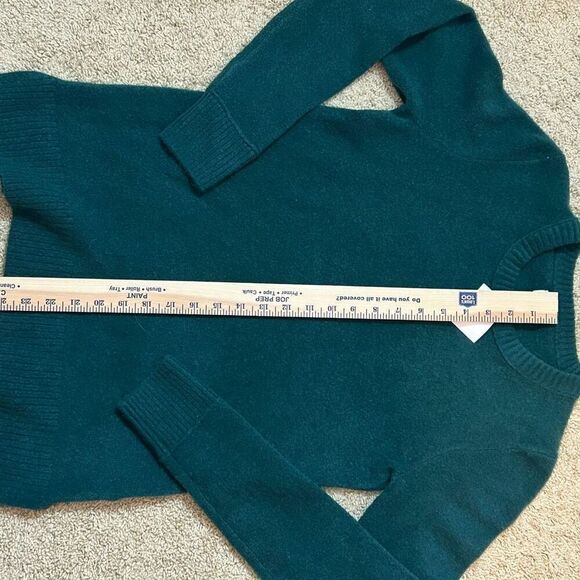 J. Crew Factory green crewneck wool blend sweater size XS NEW‎ - Picture 7 of 7